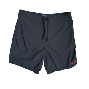 Patagonia Men's Light & Variable Board Shorts - 18'' Swim Trunks Black Size 36